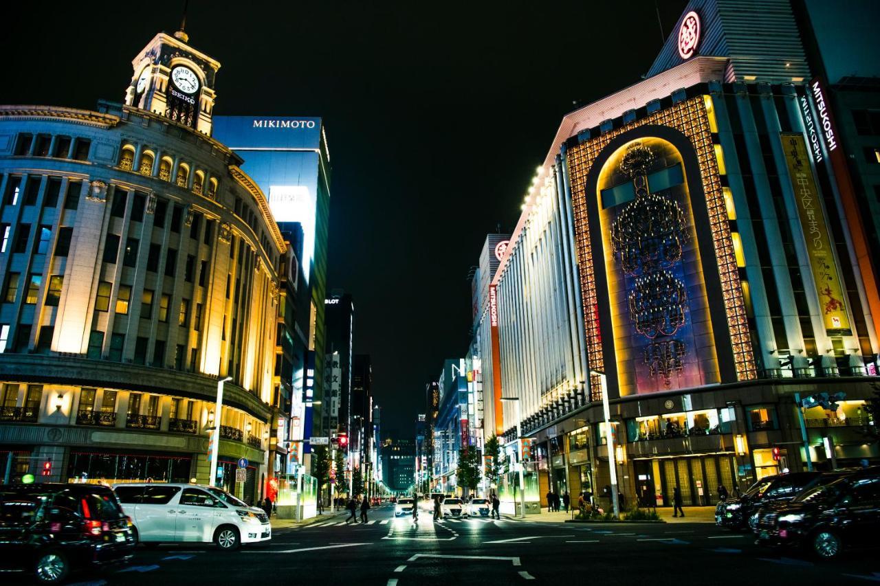 Hotel GrandBach Tokyo Ginza Exterior foto